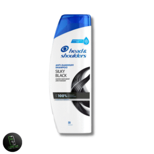 HEAD&SHOULDER SILKY BLACK SHAMPOO 185ML