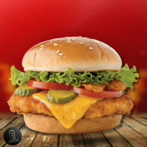 CHICHEN CHEESE BURGER (CRT)