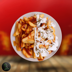 GARLIC MAYO FRIES LARGE (CRT)