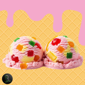 ICE CREAM TUTTI FRUITTI 2 SCOOP (CRT)
